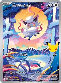 Zorua de Hisui 145/128 — 30th Celebration / 30th Classic Collection