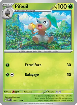 Pifeuil 014/132 — Mega Evolution
