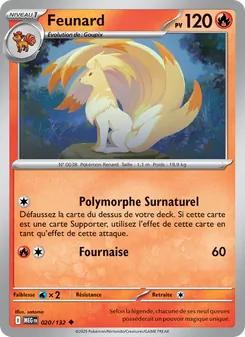 Feunard 020/132 — Mega Evolution
