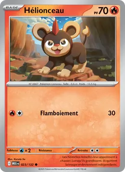 Hélionceau 023/132 — Mega Evolution