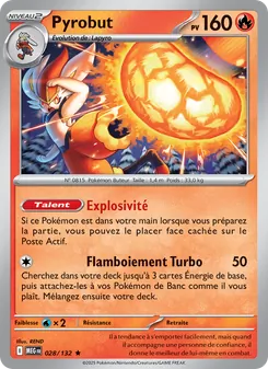 Pyrobut 028/132 — Mega Evolution