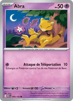 Abra 054/132 — Mega Evolution