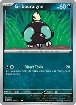 Gribouraigne 091/132 — Mega Evolution