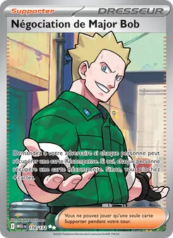 Négociation de Major Bob 170/132 — Mega Evolution