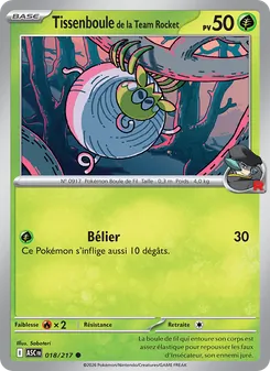 Tissenboule de la Team Rocket 018/217 — Ascended Heroes