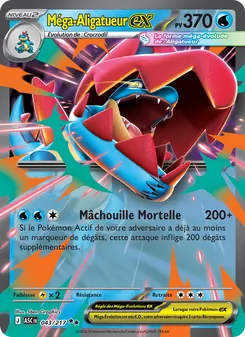 Méga-Aligatueur-ex 043/217 — Ascended Heroes