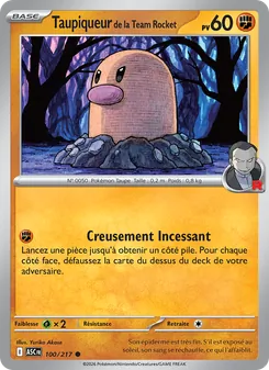 Taupiqueur de la Team Rocket 100/217 — Ascended Heroes