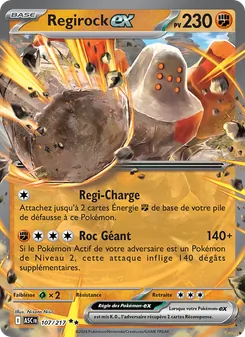 Regirock-ex 107/217 — Ascended Heroes