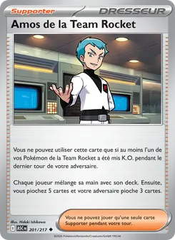 Amos de la Team Rocket 201/217 — Ascended Heroes