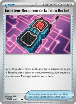 Émetteur-Récepteur de la Team Rocket 209/217 — Ascended Heroes