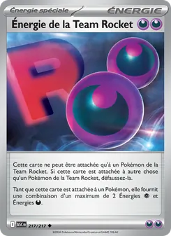 Énergie de la Team Rocket 217/217 — Ascended Heroes