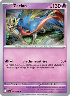 Zacian 045/094 — Phantasmal Flames