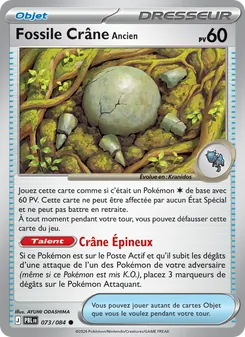Fossile Crâne Ancien 073/084 — Pitch Black