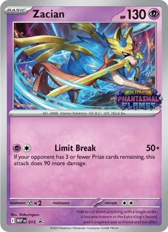 Zacian 015 — MEP Black Star Promos