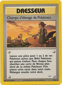 Champs d'élevage de Pokémon 62/64 — Neo Revelation