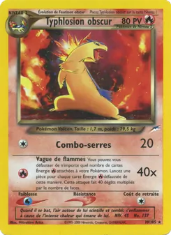 Typhlosion obscur 10/105 — Neo Destiny