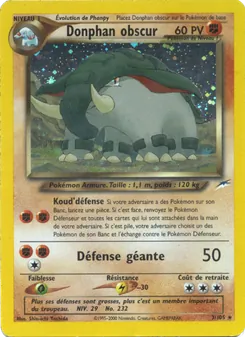 Donphan obscur 3/105 — Neo Destiny