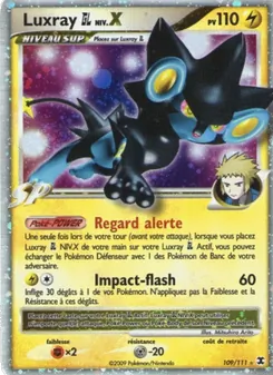 Luxray GL Niv. X 109/111 — Rising Rivals