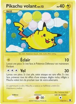 Pikachu volant Niv. 12 113/111 — Rising Rivals