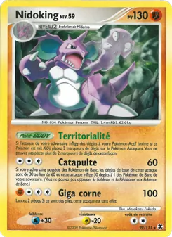 Nidoking Niv. 59 29/111 — Rising Rivals