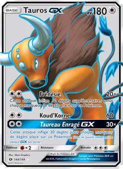 Tauros GX 144/149 — Sun & Moon