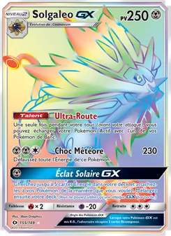 Solgaleo GX 155/149 — Sun & Moon