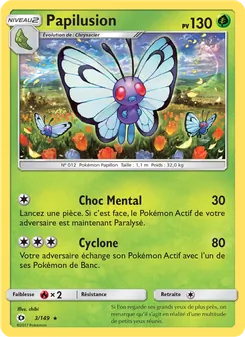 Papilusion 3/149 — Sun & Moon