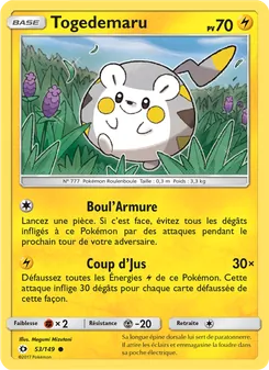 Togedemaru 53/149 — Sun & Moon