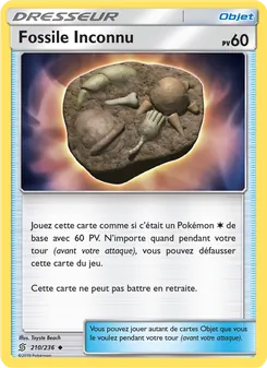 Fossile Inconnu 210/236 — Unified Minds