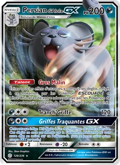 Persian d’Alola GX 129/236 — Cosmic Eclipse