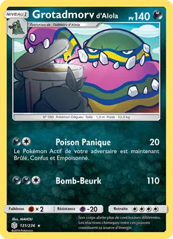Grotadmorv d’Alola 131/236 — Cosmic Eclipse