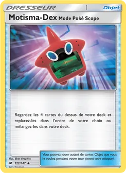 Motisma-Dex – Mode Poké Scope 122/147 — Burning Shadows