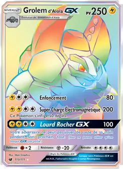 Grolem d’Alola GX 113/111 — Crimson Invasion