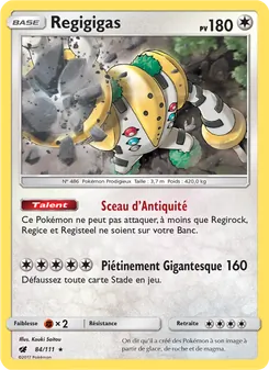 Regigigas 84/111 — Crimson Invasion