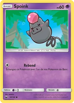 Spoink 59/168 — Celestial Storm