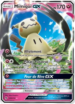 Mimiqui GX 149/214 — Lost Thunder
