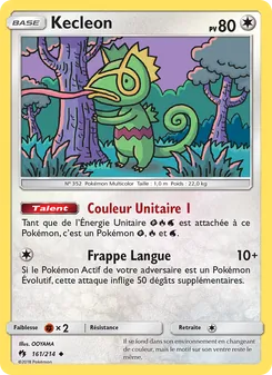 Kecleon 161/214 — Lost Thunder