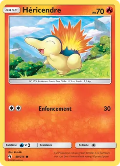 Héricendre 40/214 — Lost Thunder