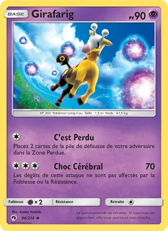 Girafarig 94/214 — Lost Thunder