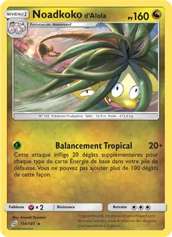 Noadkoko d’Alola 114/181 — Team Up