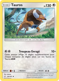 Tauros 129/181 — Team Up