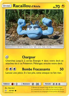 Racaillou d’Alola 35/181 — Team Up