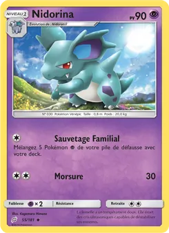 Nidorina 55/181 — Team Up