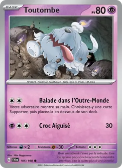 Toutombe 105/198 — Scarlet & Violet
