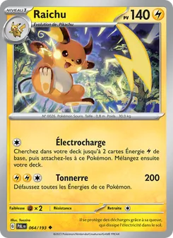 Raichu 064/193 — Paldea Evolved