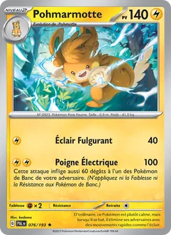 Pohmarmotte 076/193 — Paldea Evolved