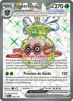 Foretress-ex 230/193 — Paldea Evolved