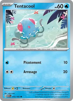 Tentacool 072/165 — 151