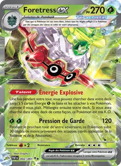 Foretress-ex 002/091 — Paldean Fates / SVP Black Star Promos