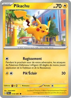 Pikachu 018/091 — Paldean Fates / SVP Black Star Promos